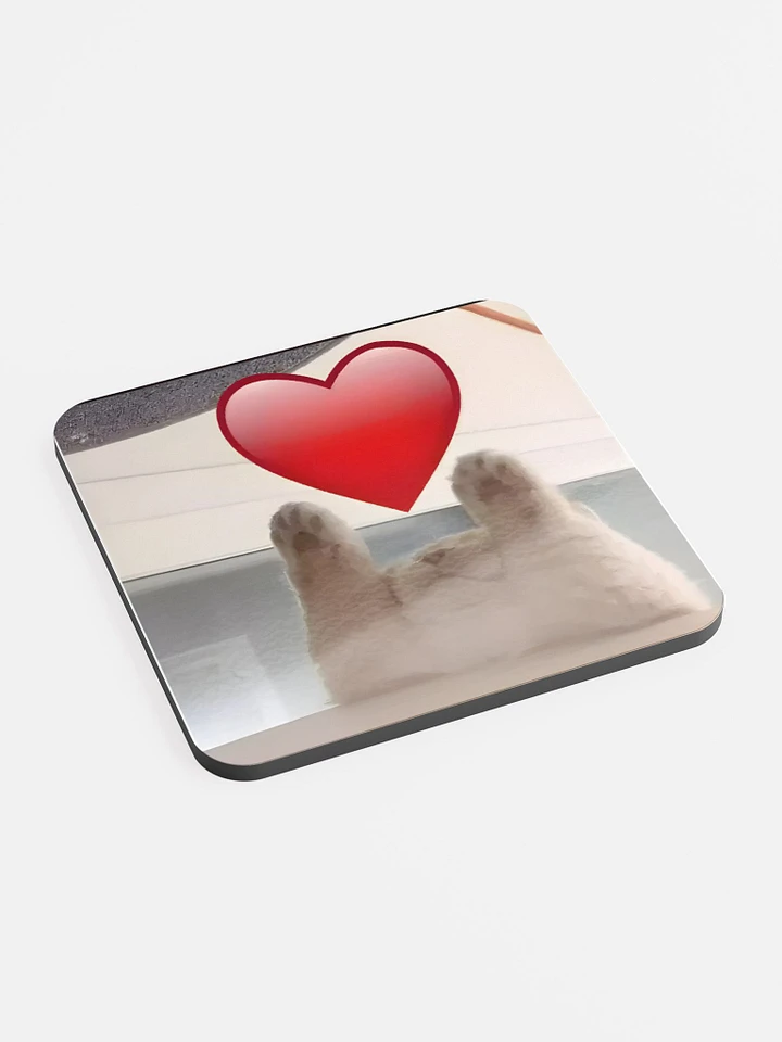 Glossed Cork Coaster: Meme Cats 2 product image (2)