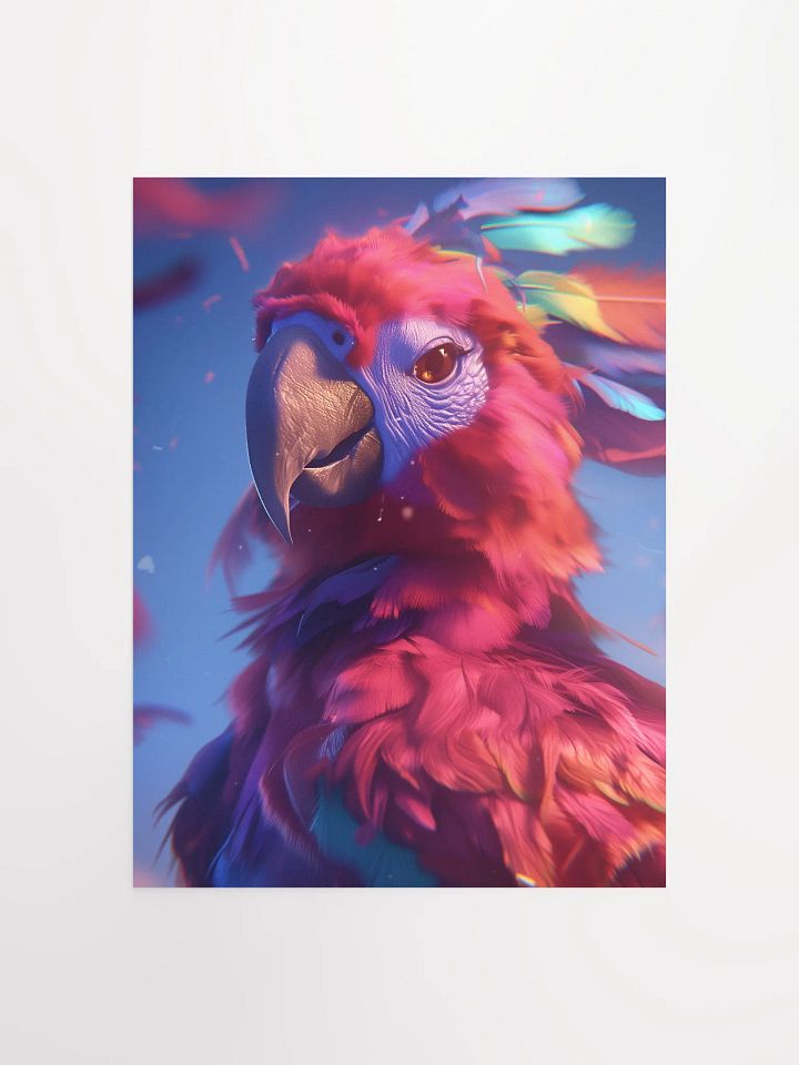 Vibrant Parrot Fantasy Poster product image (2)