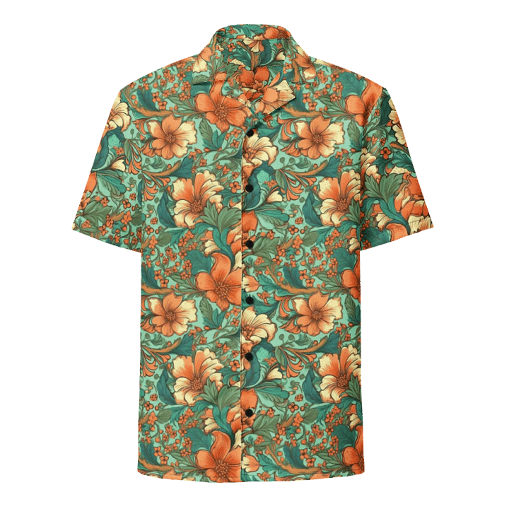 Art Nouveau Floral Pattern-Seamless Vintage Design Hawaiian Shirt product image (1)