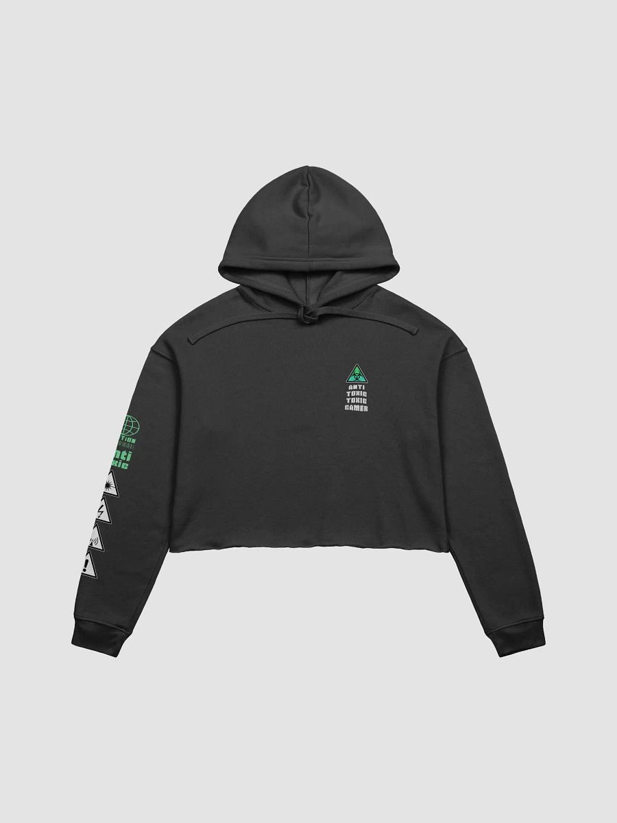 Anti-Toxic-Toxic-Gamer Crop Hoodie product image (2)