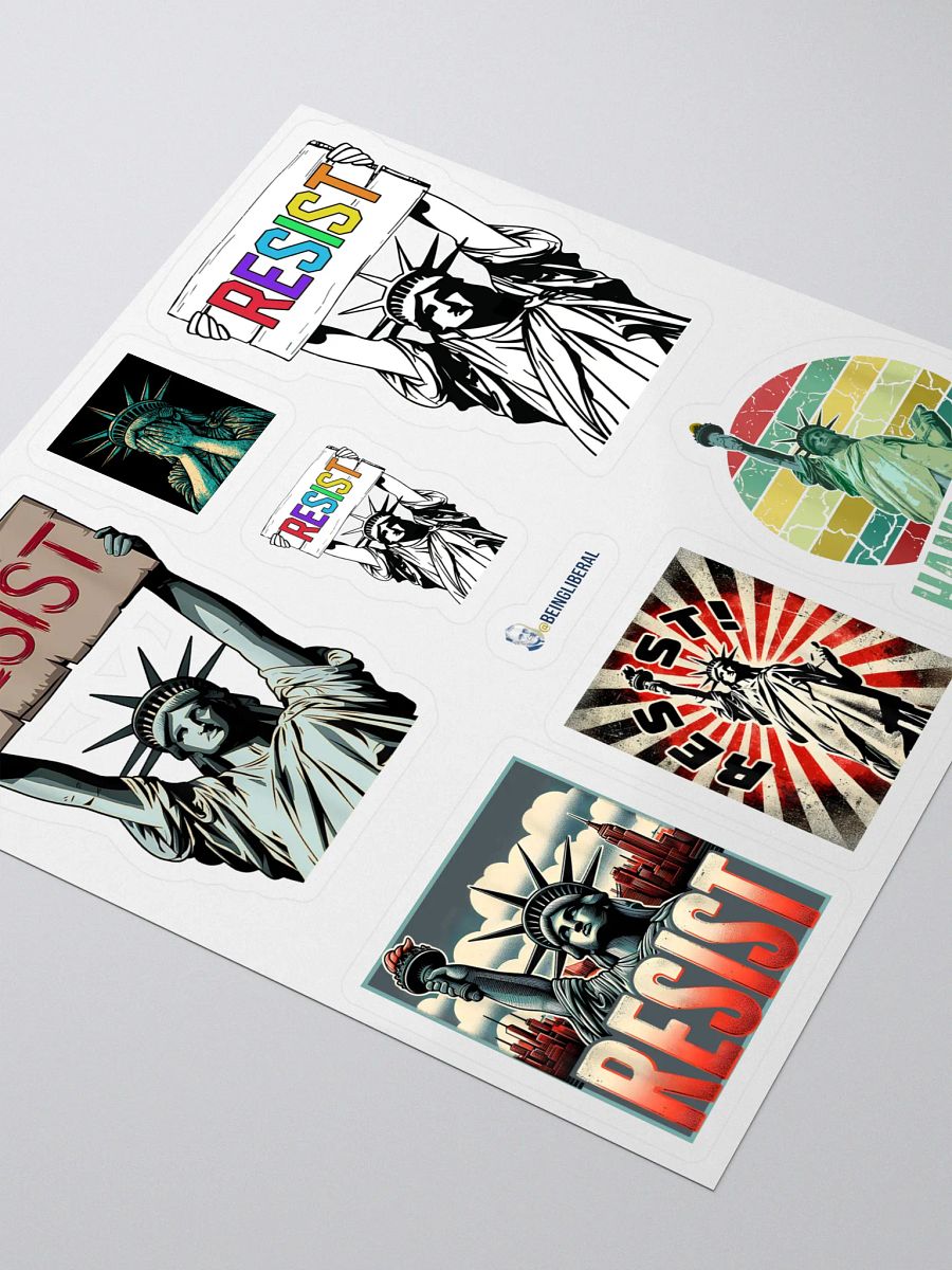 Democratic Political Smorgasbord Pack 3 Resist Stickers - Being Liberal product image (3)