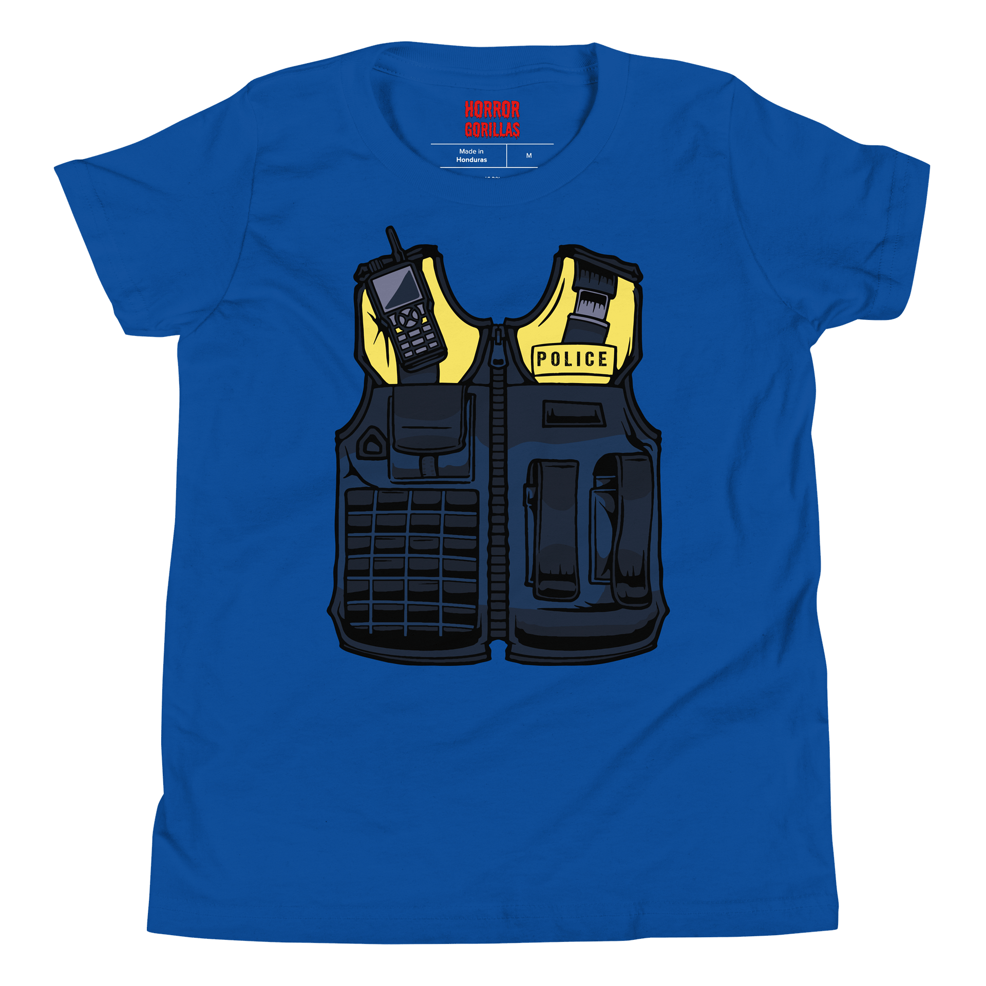 Police Officer Halloween Costume Funny T-Shirt For Kids product image (16)