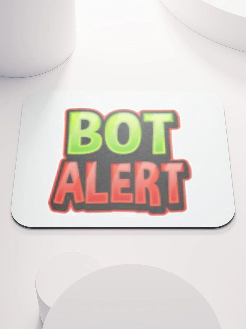 bot alert mouse pad