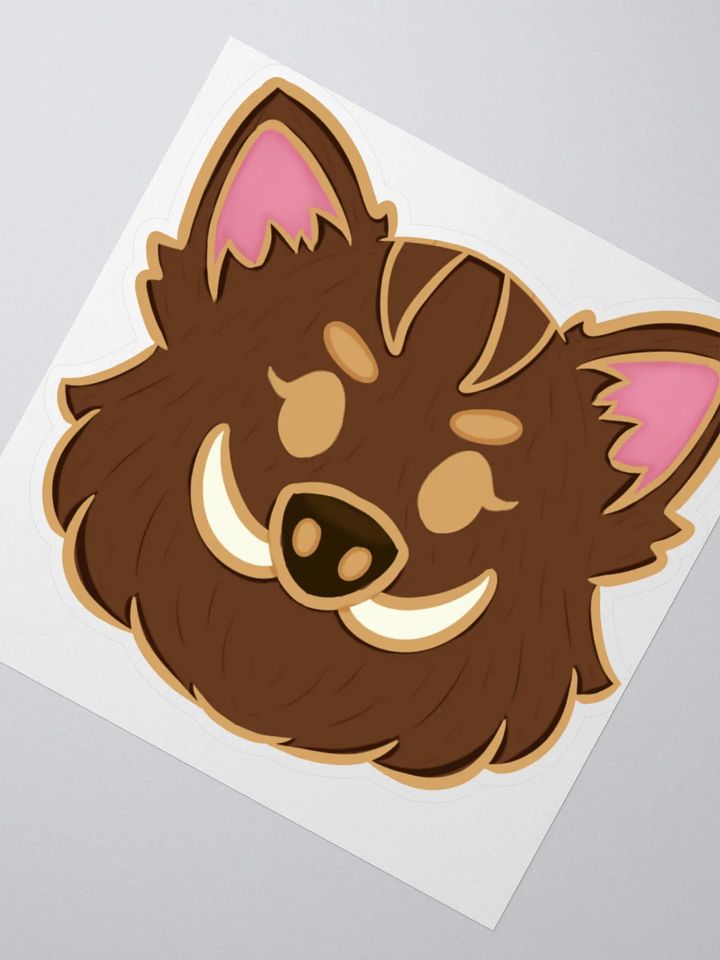 Boar Badge Sticker product image (2)
