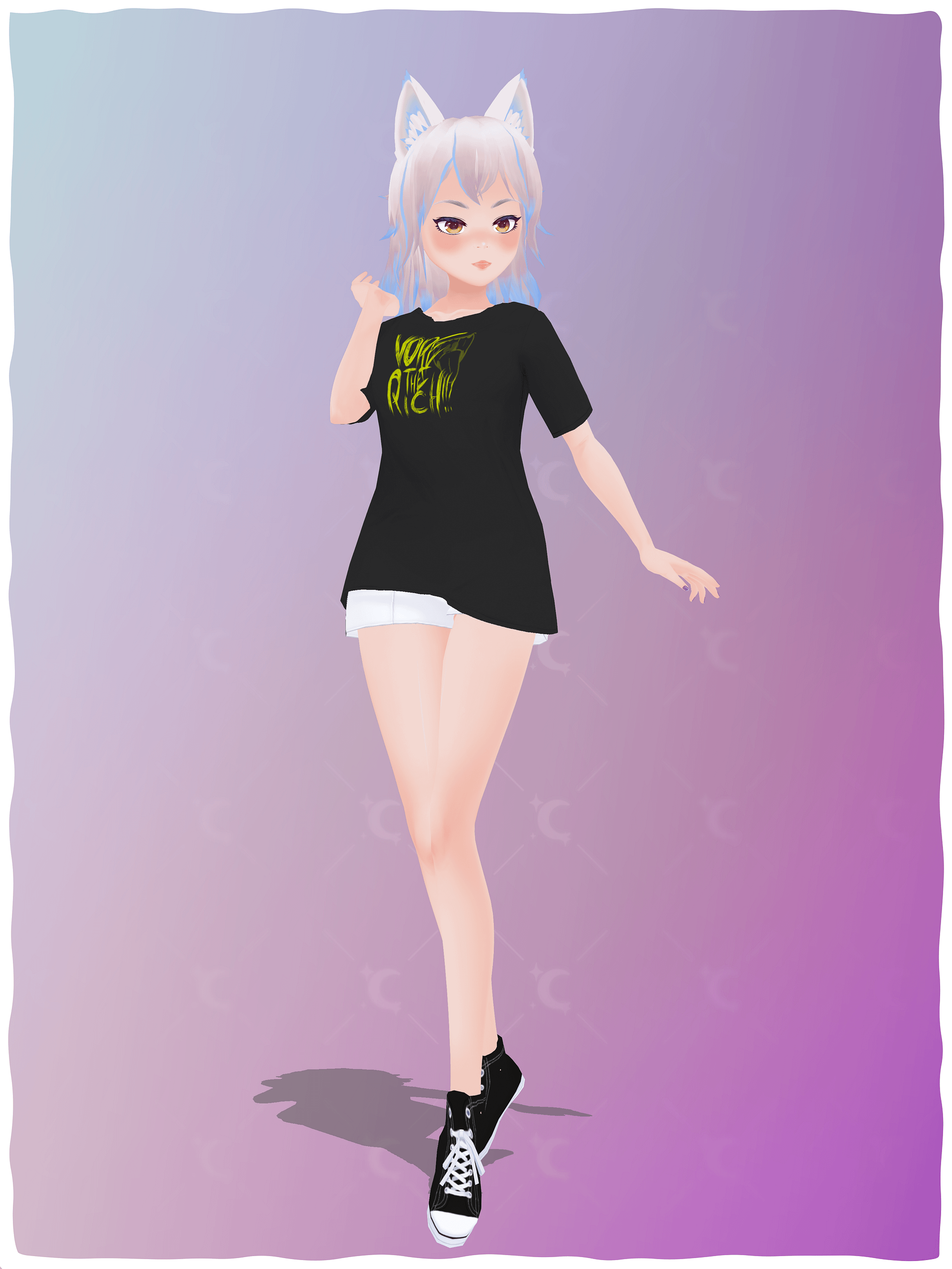 [VRoid Digital] Lunazera Shirt pack for VRoid Models product image (4)