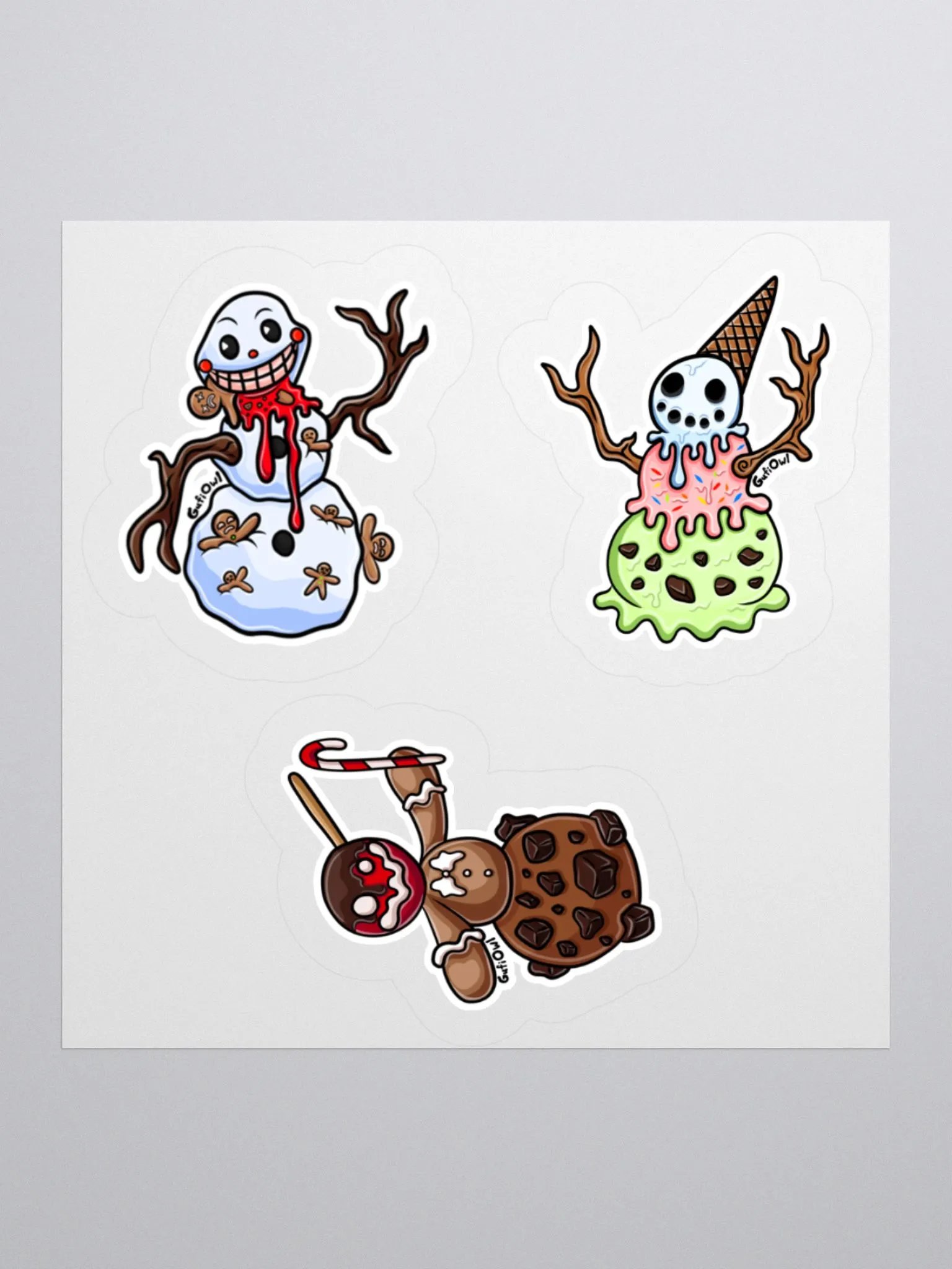 Sweet Snowmen Stickers product image (1)