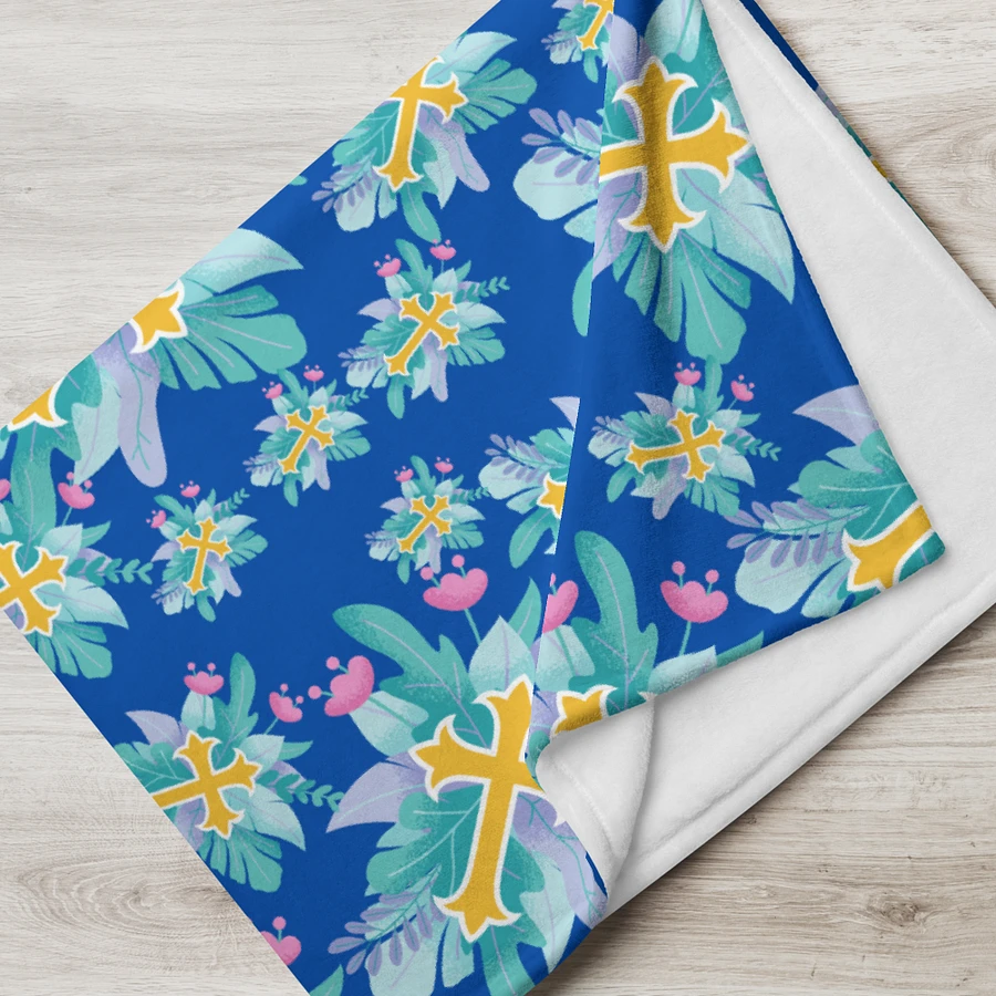 Floral Cross Patterned Blanket product image (4)