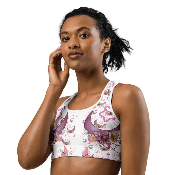 Whimsical Moonlight Dreams Sports Bra product image (2)