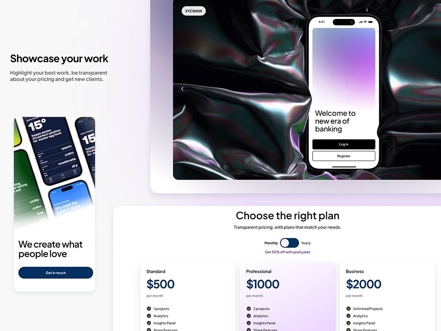 BLUR - Framer Template for Digital Agencies and Portfolios product image (3)