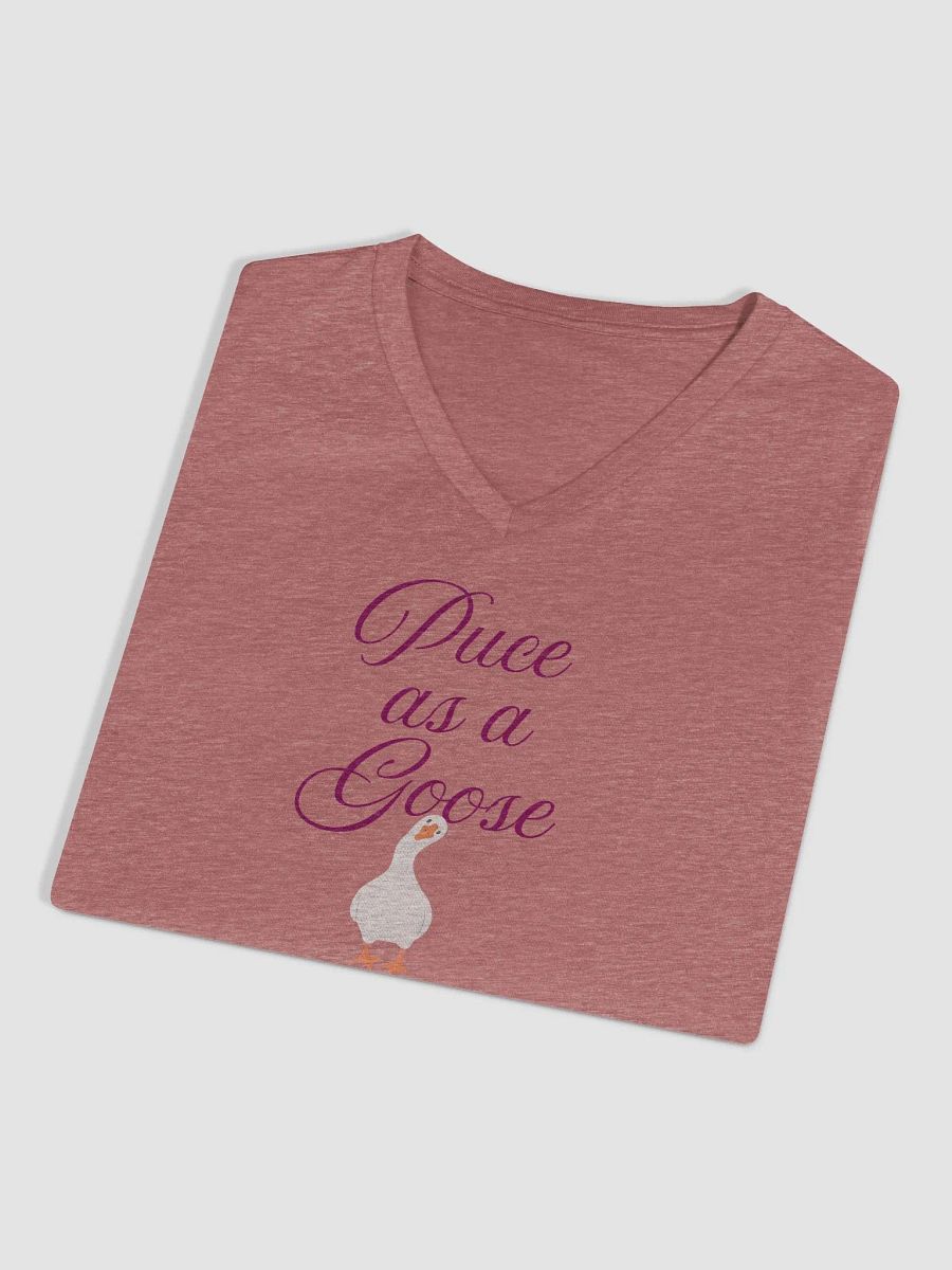 Puce as a Goose Women's V-Neck Tee product image (3)