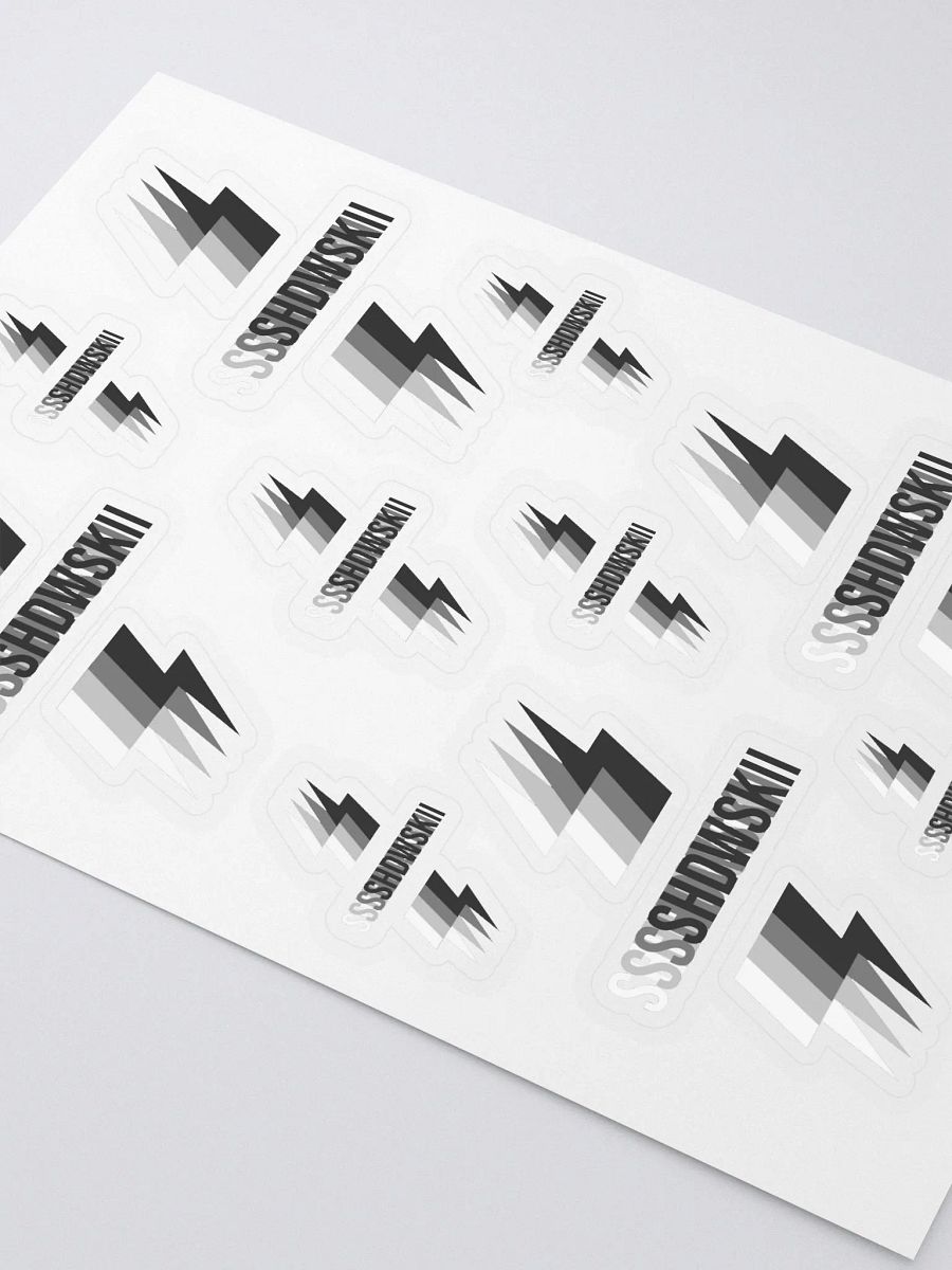 3D STICKERS / BLACK TO WHITE product image (3)