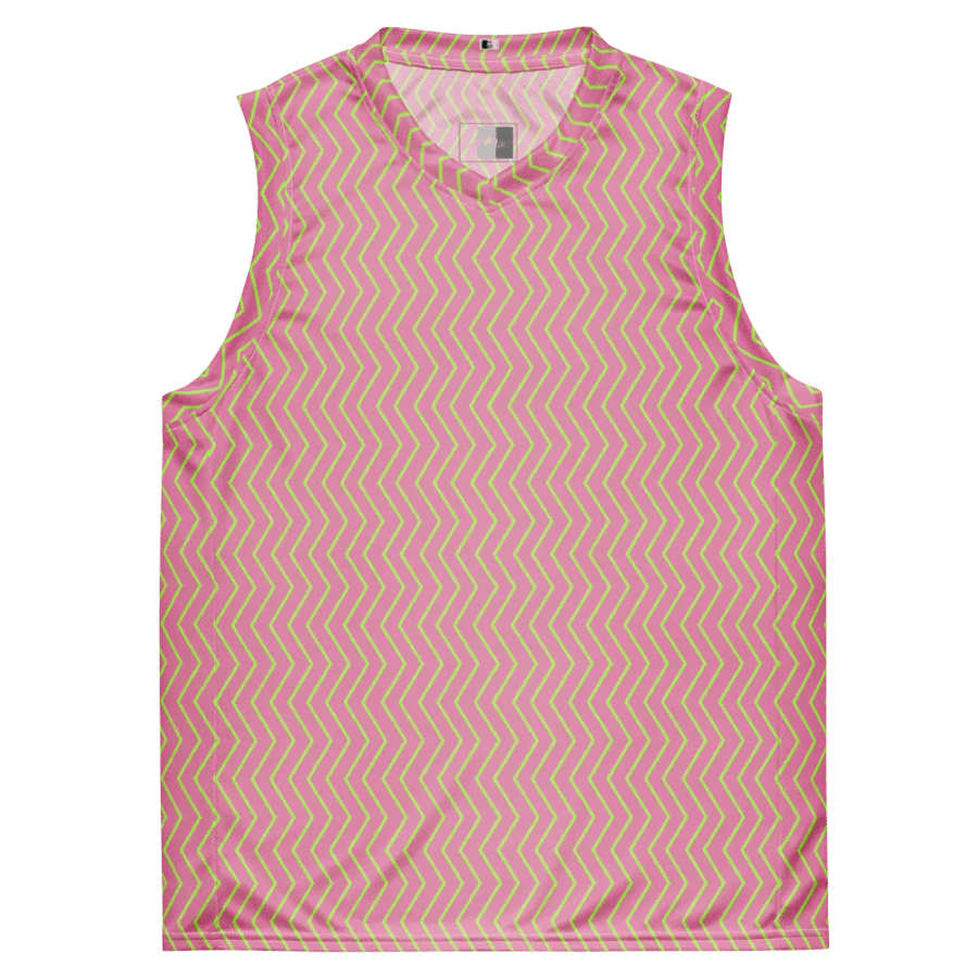Zigzag Zest Basketball Jersey. product image (2)