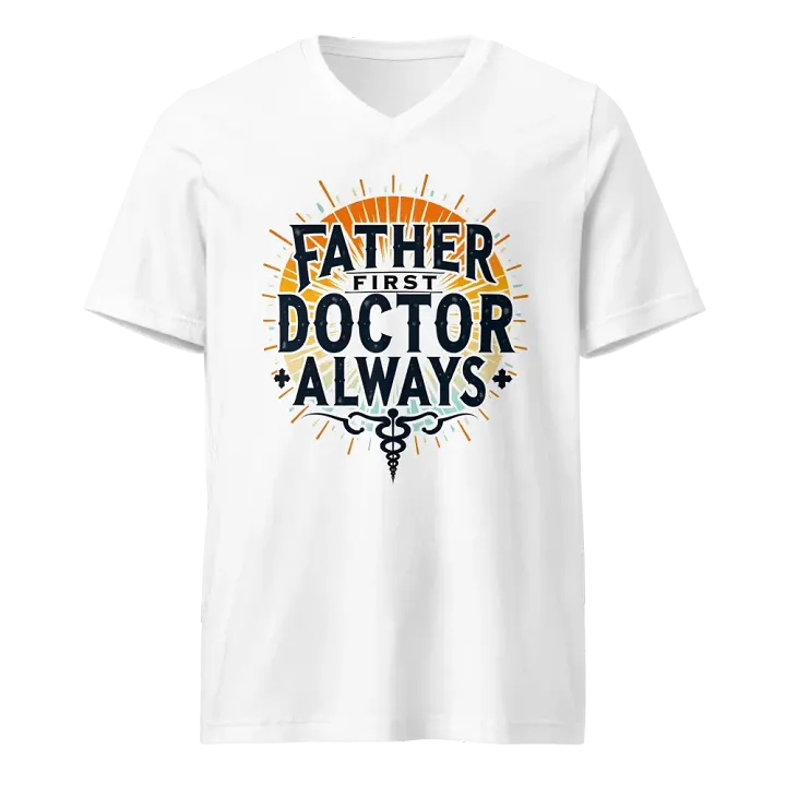 Father First Doctor Always V-Neck Tee product image (1)