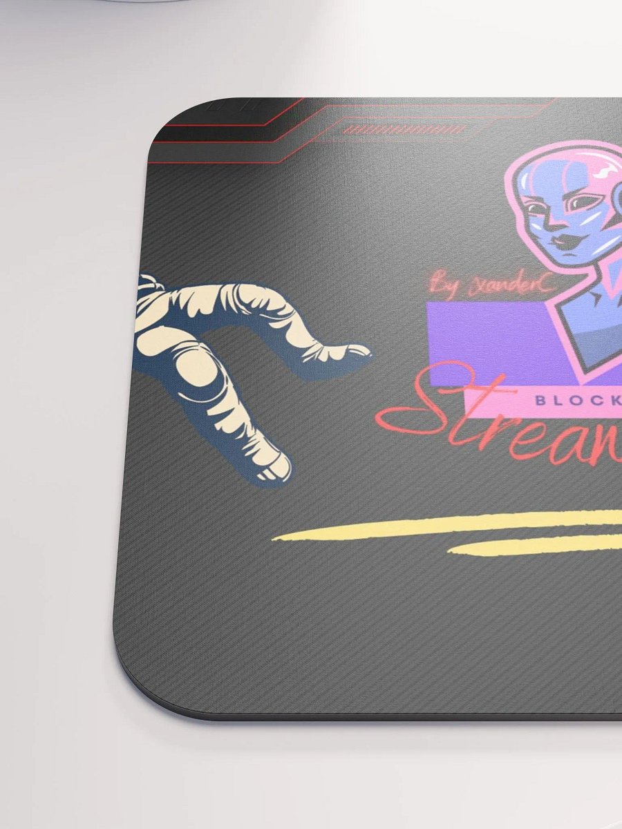 Futuristic StreamingArt Blockchain Mouse Pad product image (6)