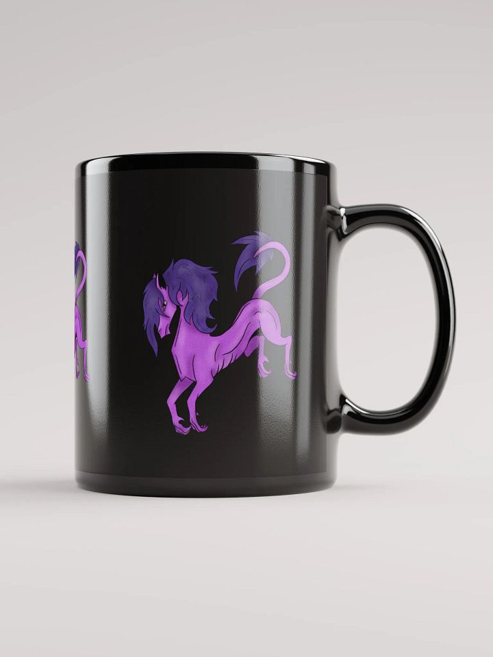 IDK Horse (Glossy Black Mugs) product image (1)