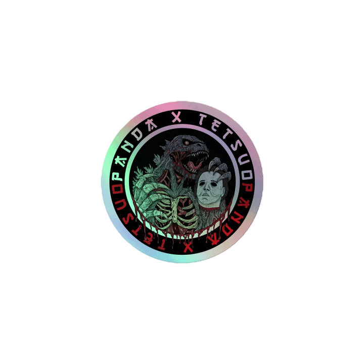 God of Carnage Holo Sticker (Northern Lotus Design) product image (1)