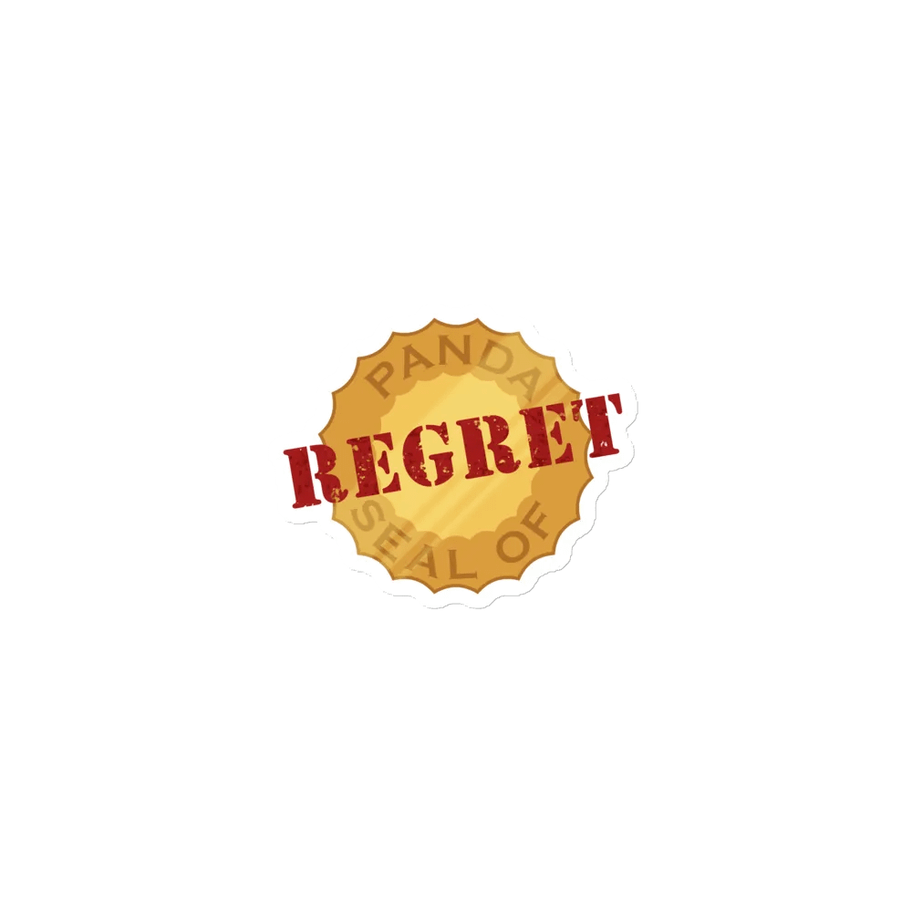 Panda Seal of Regret Magnet product image (1)
