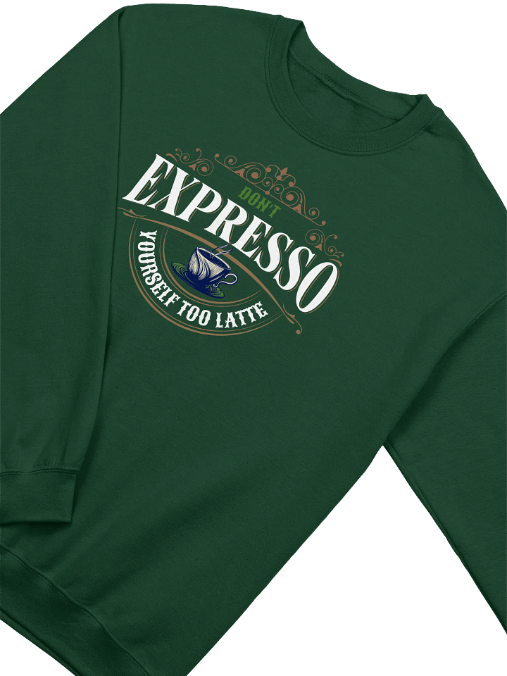 Expresso Humor Elegance Crewneck Sweatshirt product image (10)