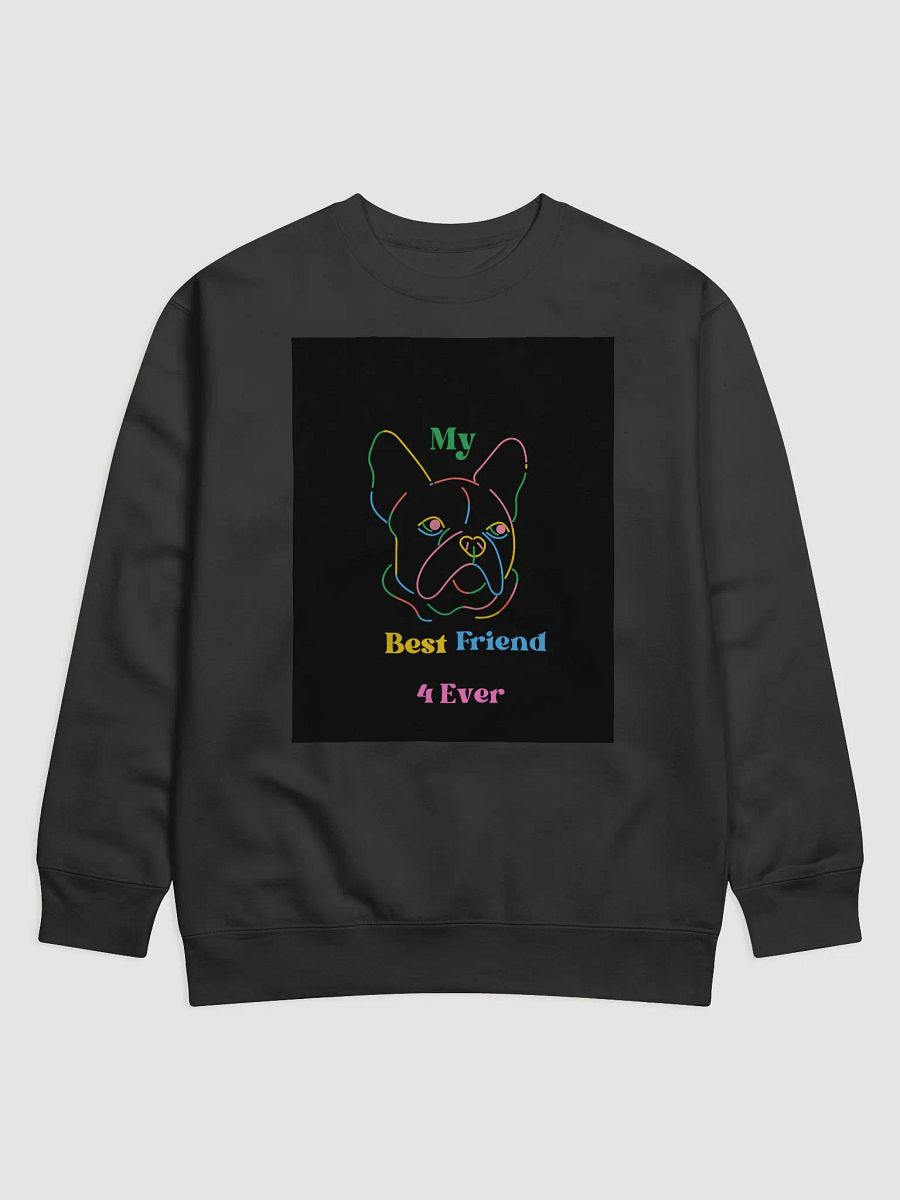 Neon French Bulldog Best Friend Sweatshirt product image (1)