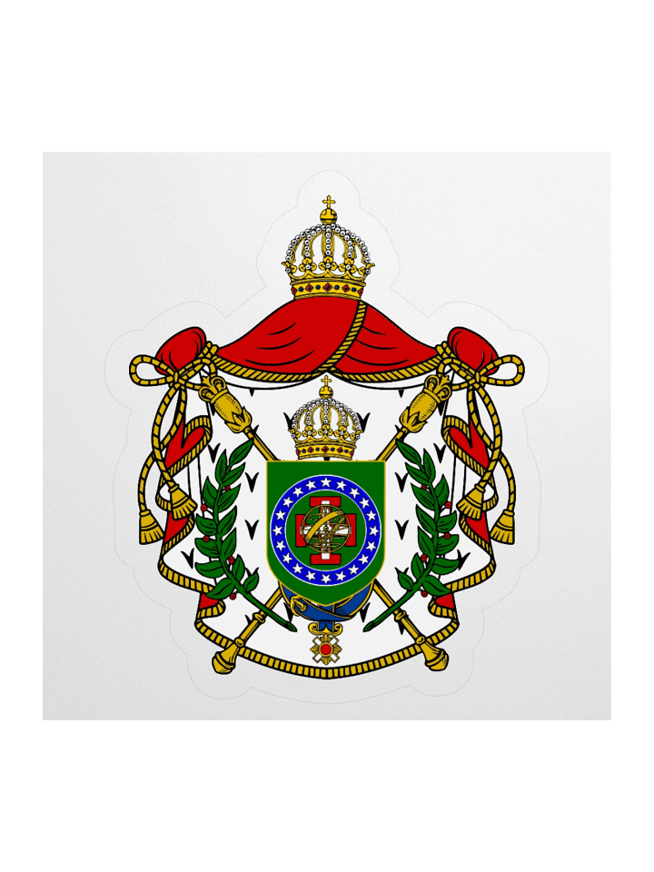 Imperial Arms of Brazil Kiss Cut Sticker product image (1)