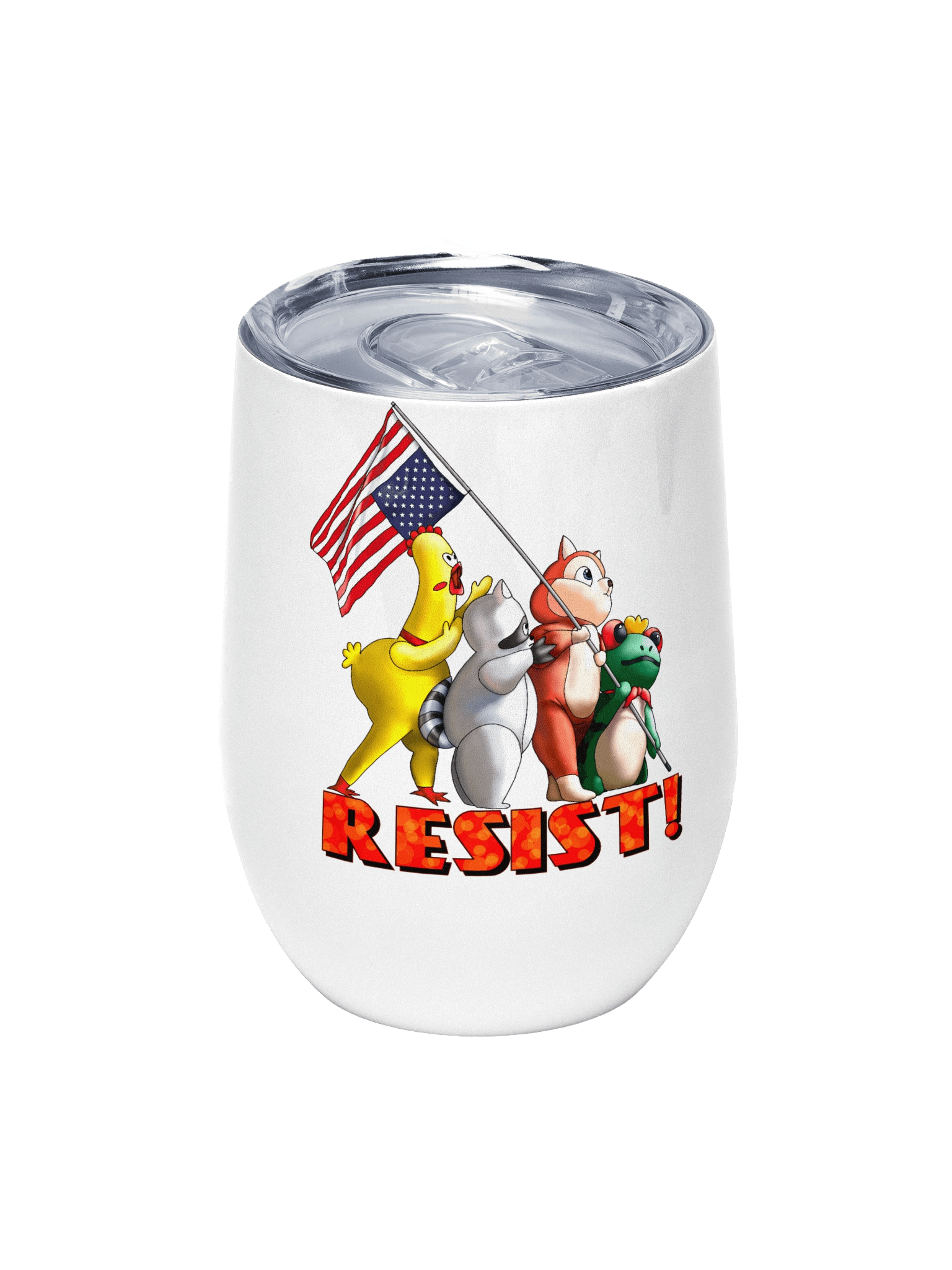 Resist! Travel Wine Glass product image (5)