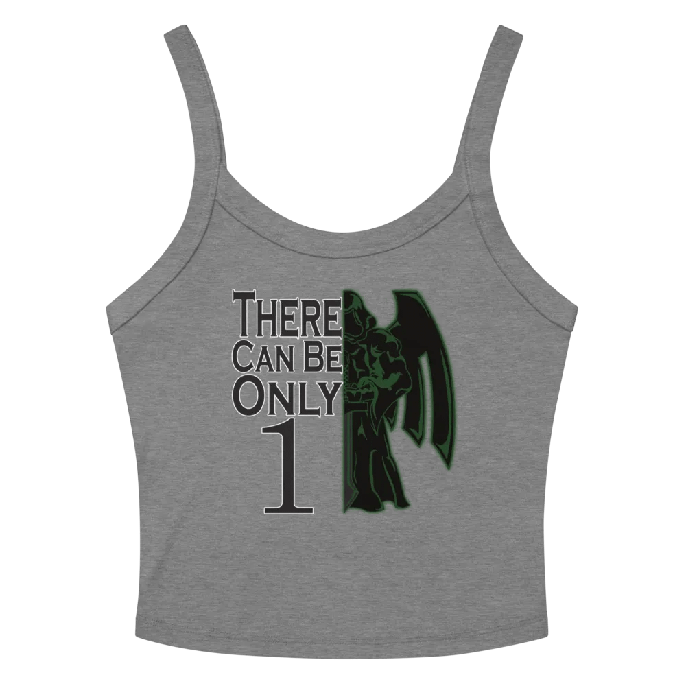 Highlander Roll1 Green Ribbed Tank Top product image (13)