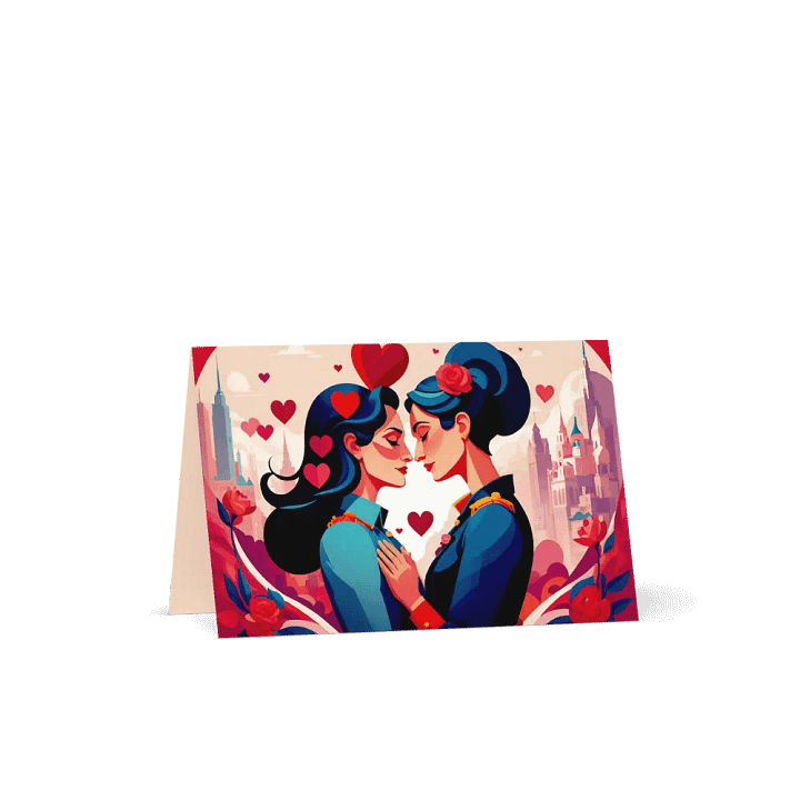 Lesbe Valentines, Beautifully Us Card product image (1)