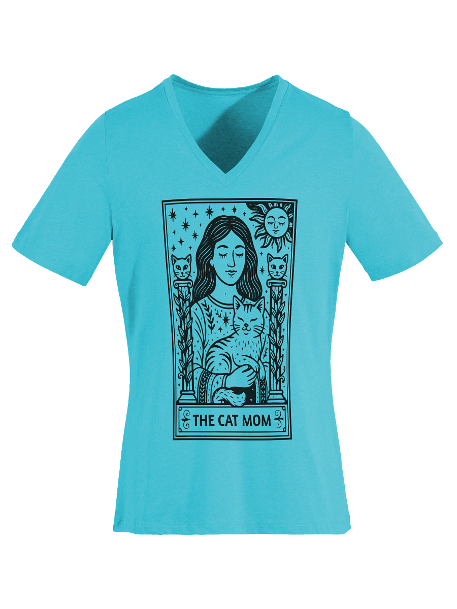 ✨ “V-Neck Cat Mom Tarot Tee” product image (11)