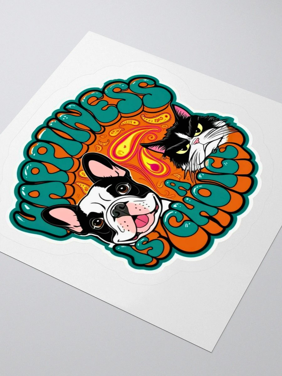 Happiness is a Choice Psychedelic Sticker product image (8)