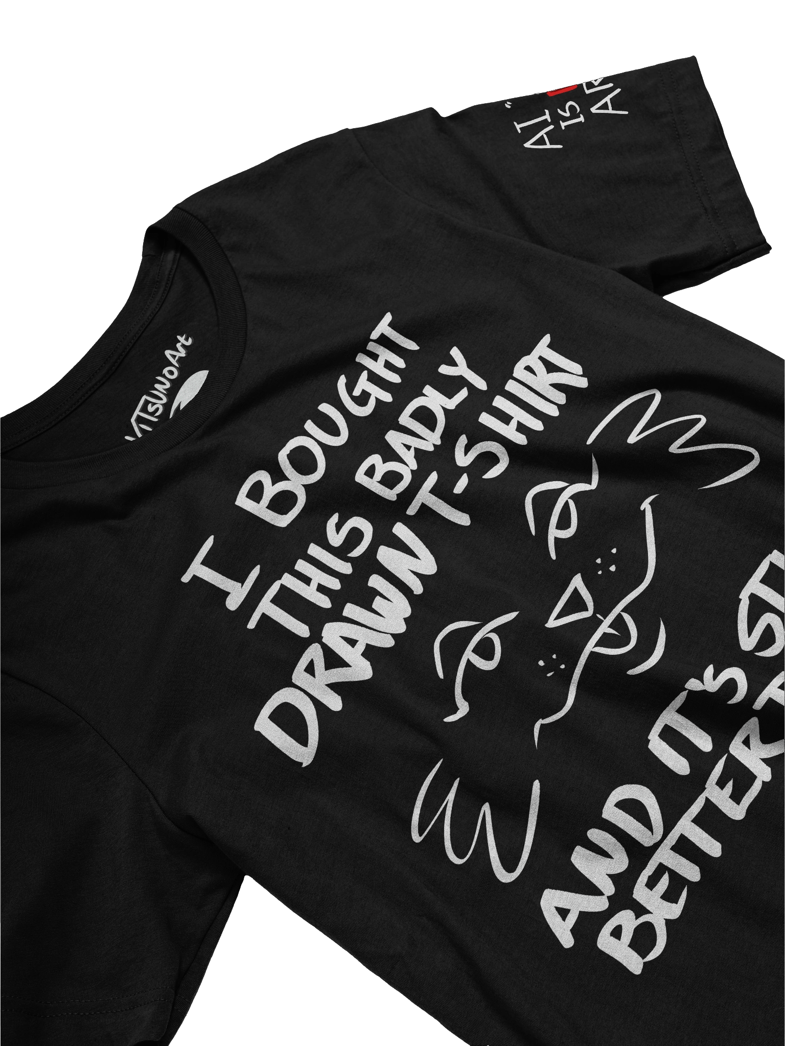 Better Than AI Shirt [Black] product image (3)