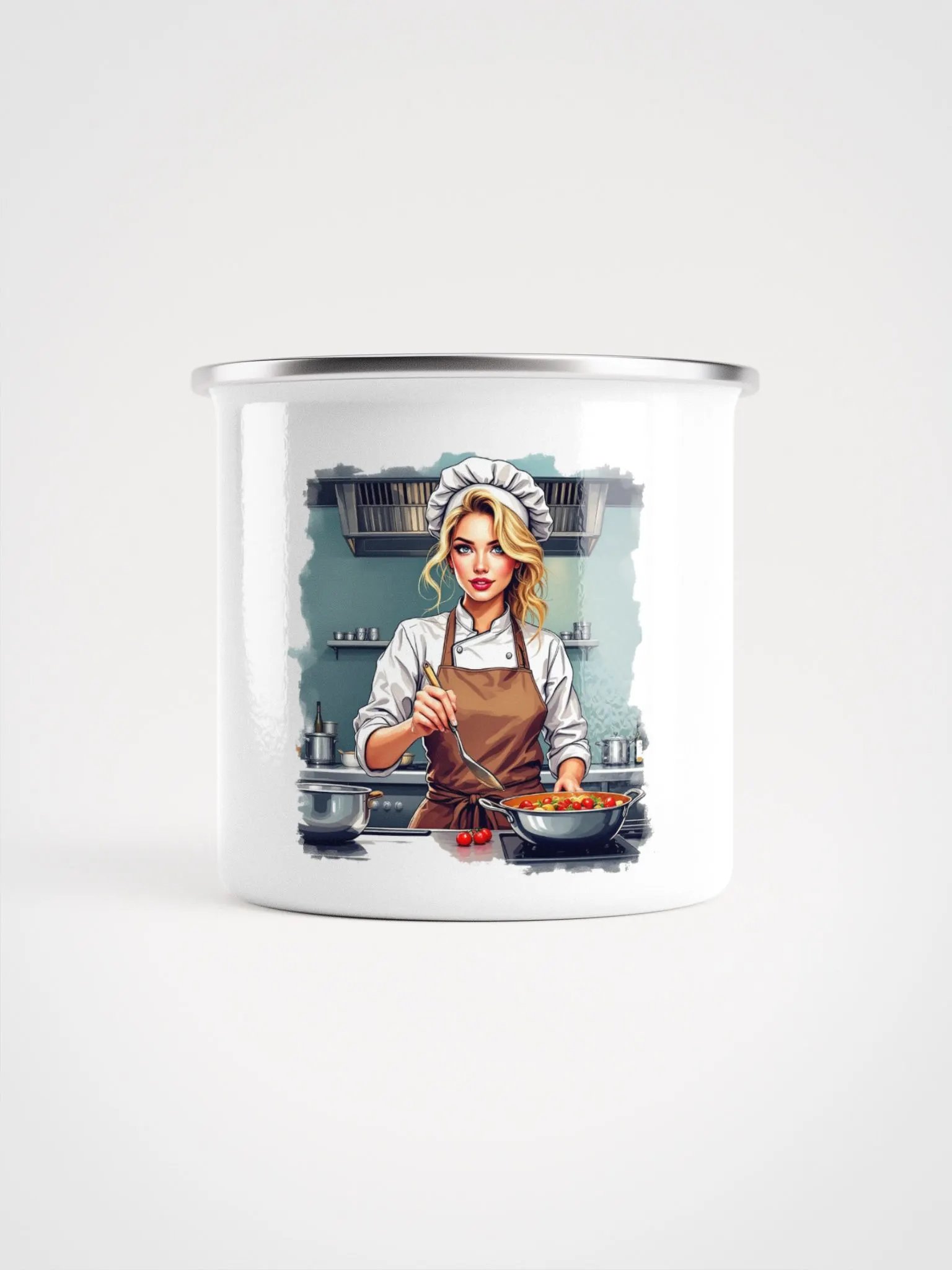 Kitchen Adventure Enamel Mug product image (2)