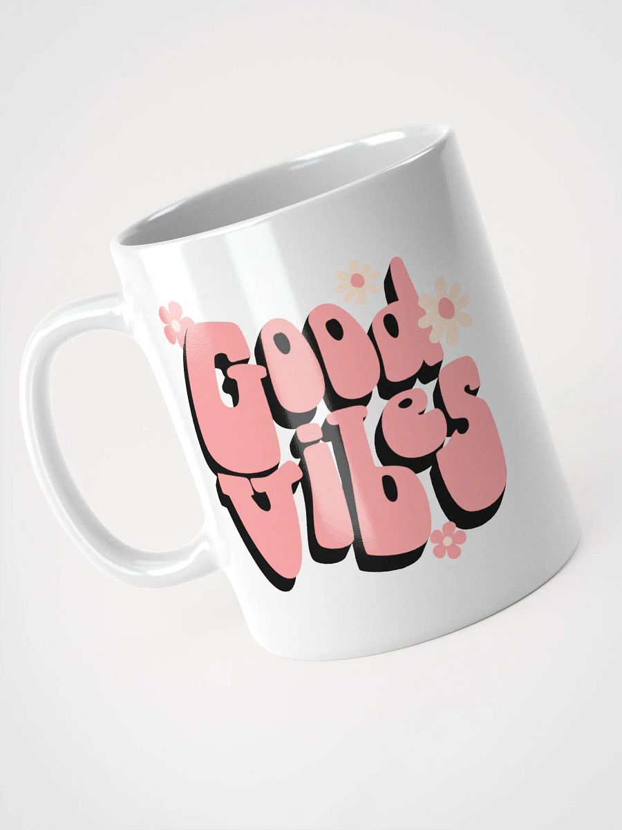 [11oz / 15oz / 20oz] Drinking Mug | Good Vibes Daisies product image (9)
