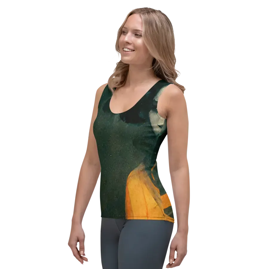 Mystic Floral Draped Tank Top product image (3)