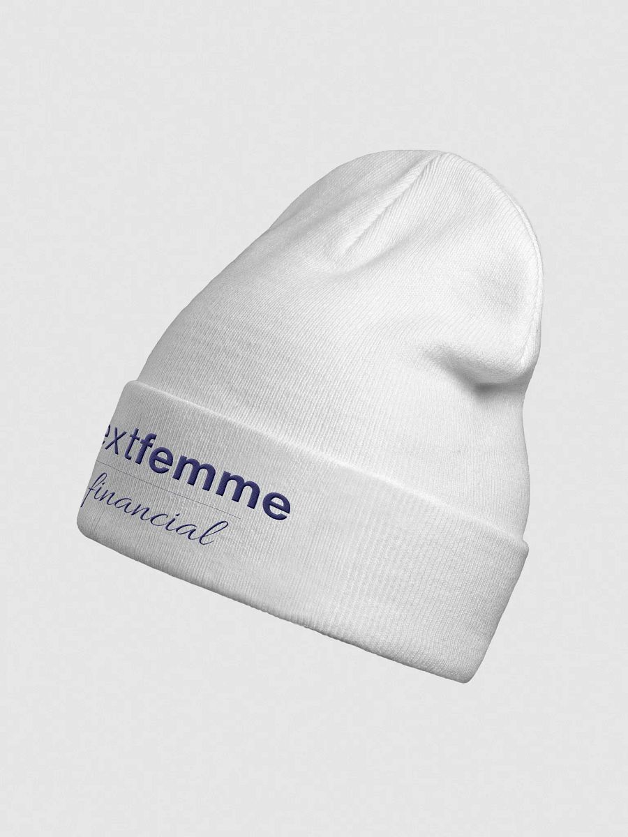 Knit Beanie with Navy Logotype product image (2)