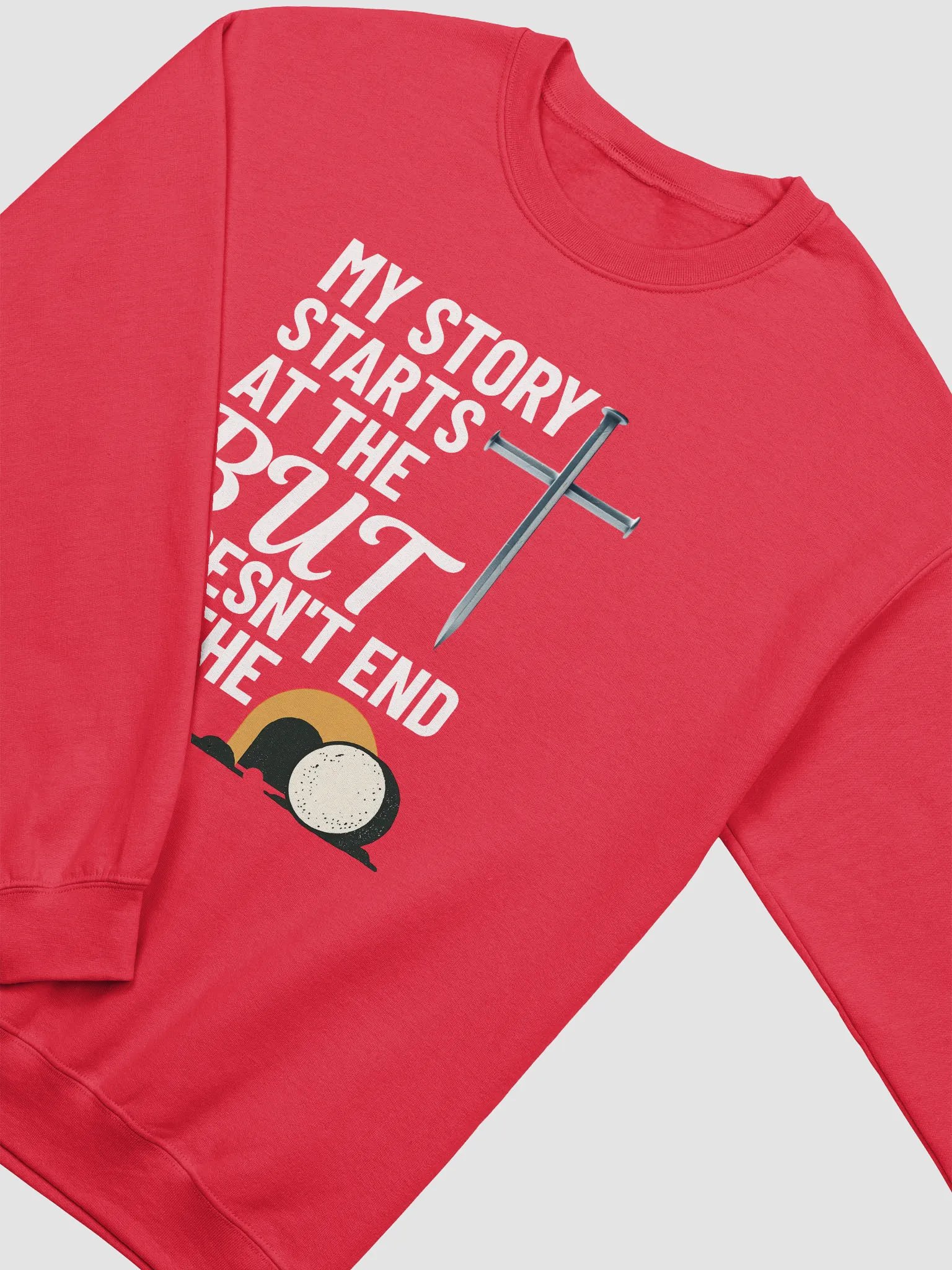 My Story Starts at the Cross – Faith Journey Sweatshirt product image (12)