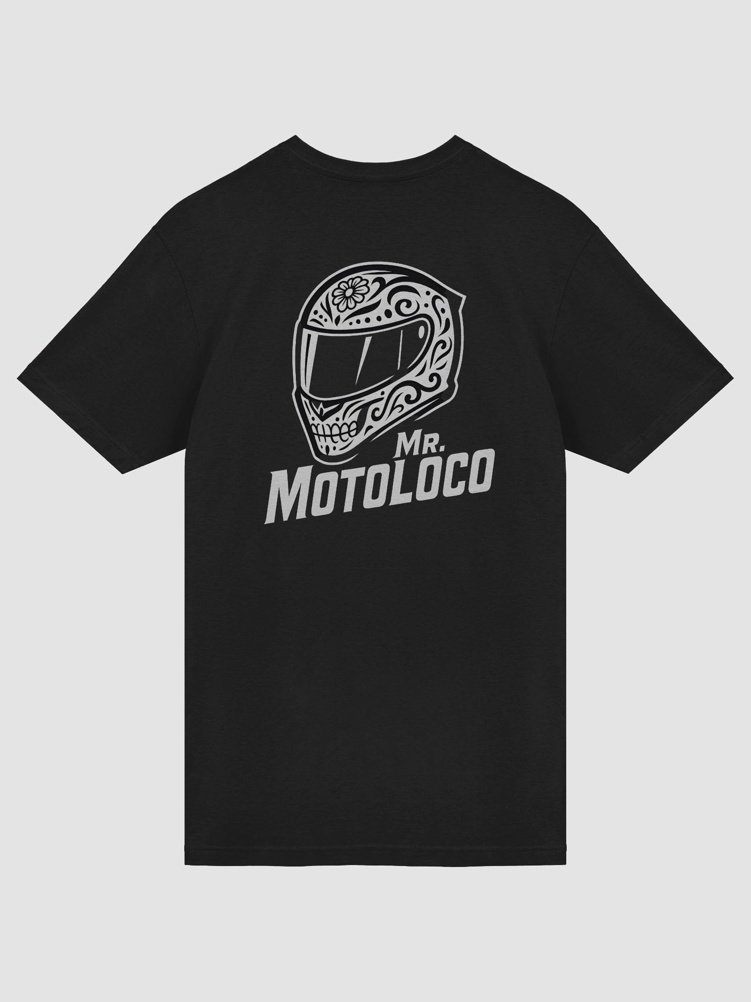 Mr. MotoLoco "SkullLid" Outline Tee product image (42)