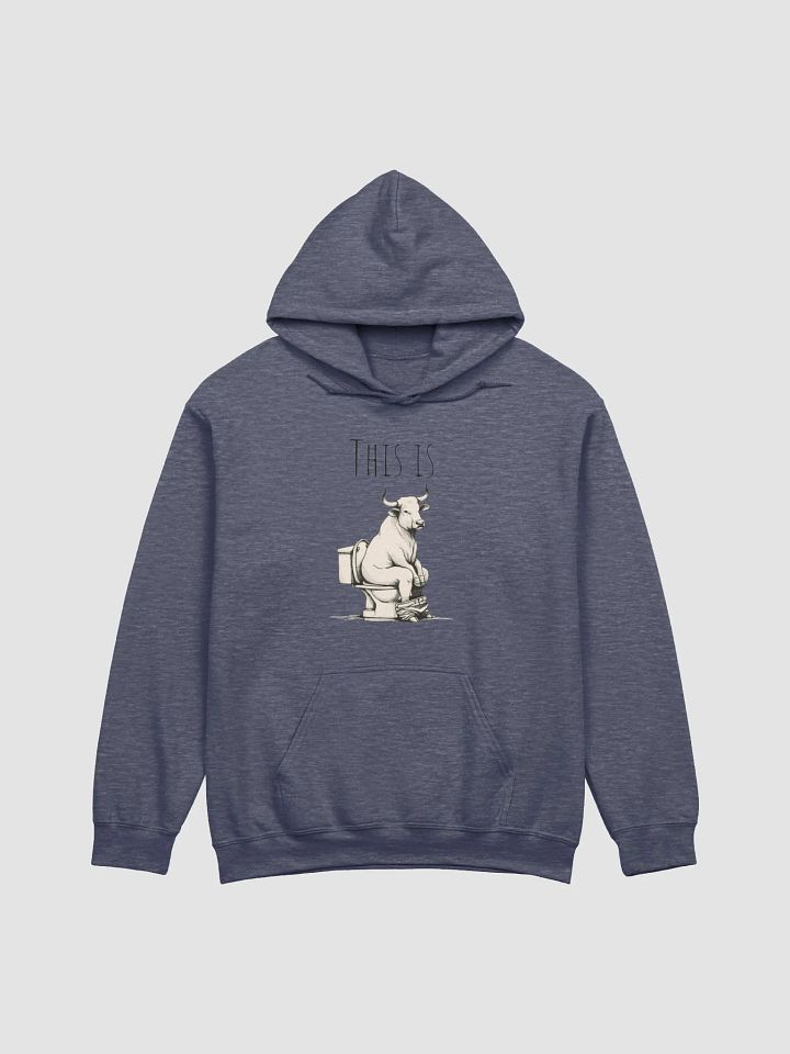 Bull Shit on the toilet Hoodie product image (7)