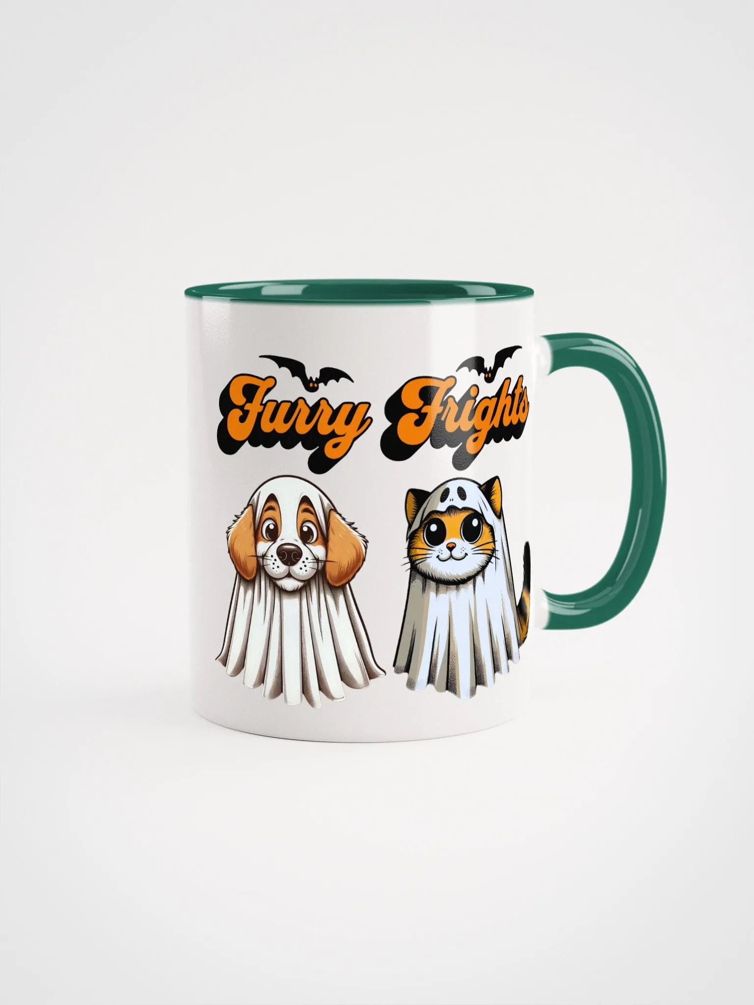 "FURRY FRIGHTS" / BICOLOR MUG product image (2)