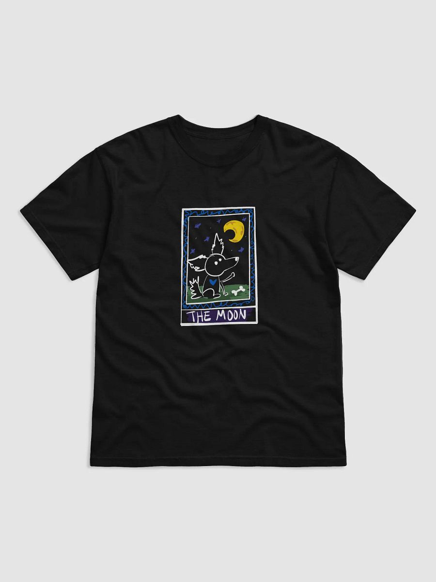 "the moon" tarot card t-shirt (dark) product image (4)