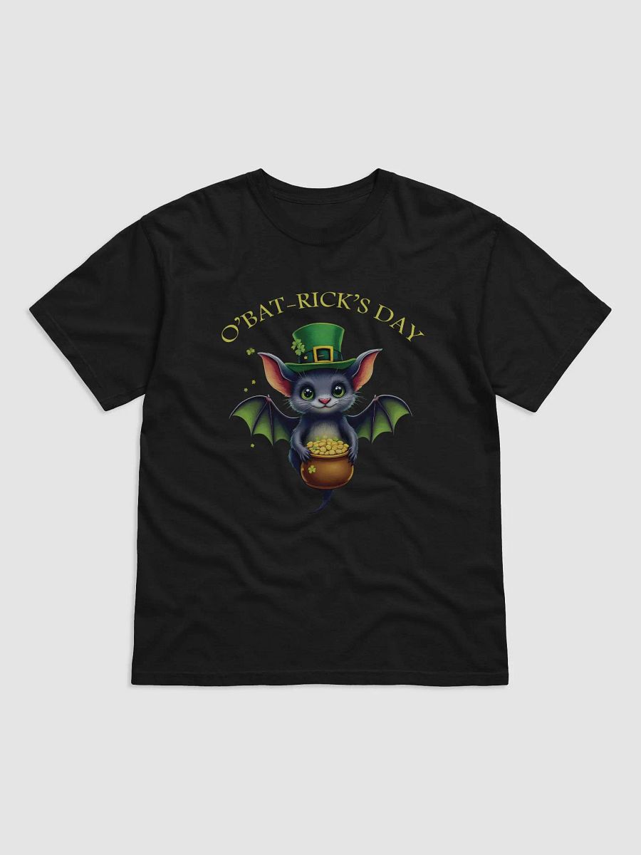 Cute St. Patrick’s Day Bat T-Shirt – O’Bat-Rick’s Day Funny Irish Design product image (1)