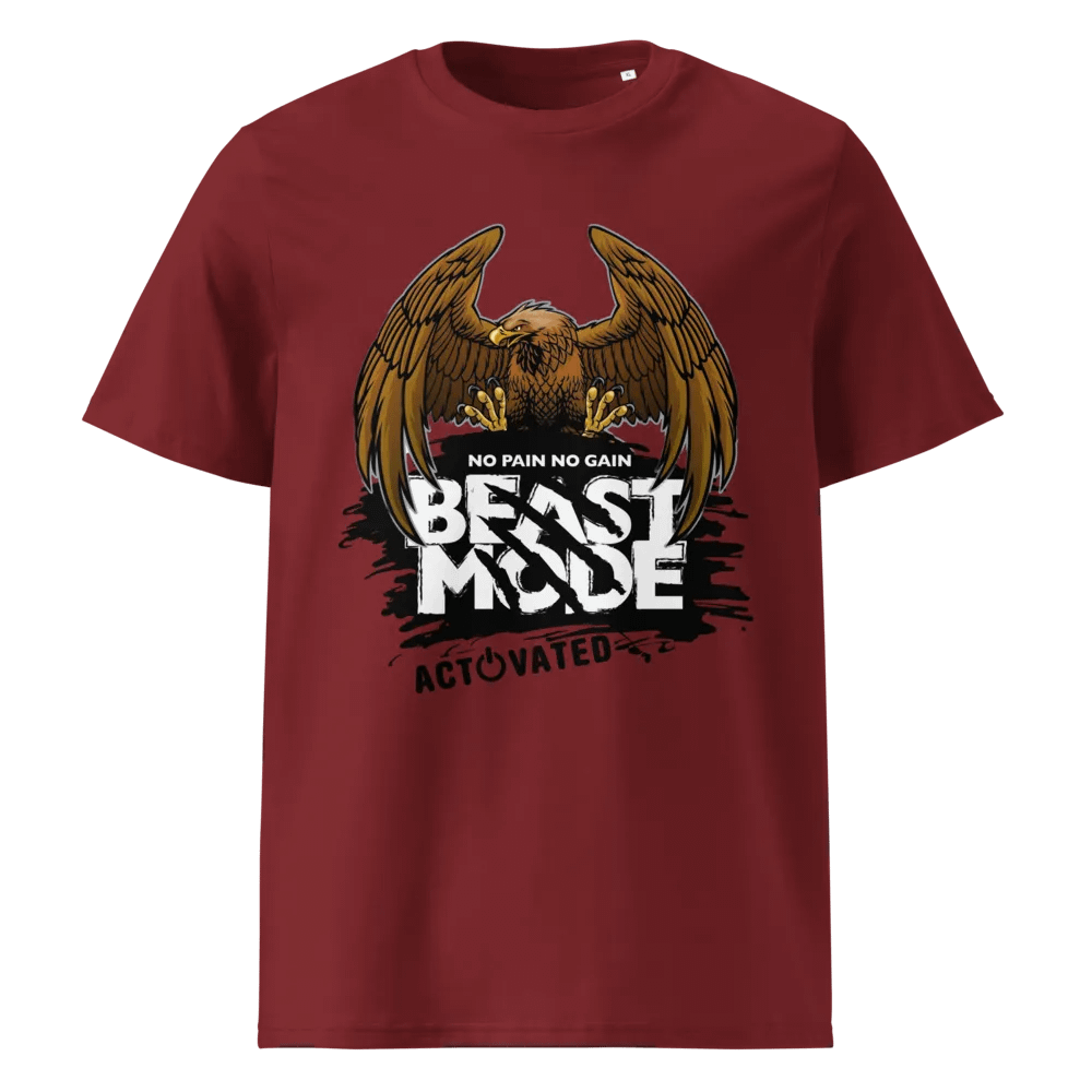 Beast Mode Eagle Organic Cotton Tee product image (1)