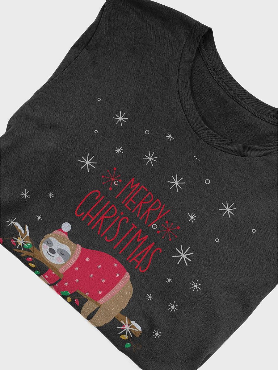 Merry Sloth Christmas T-Shirt product image (10)