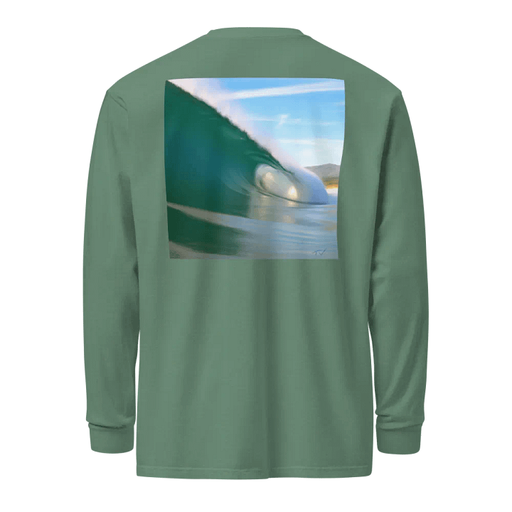 Crested Wave Unisex Long Sleeve Shirt product image (13)