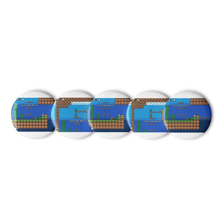 Pixel Knight from rorun Adventure Button Set product image (1)
