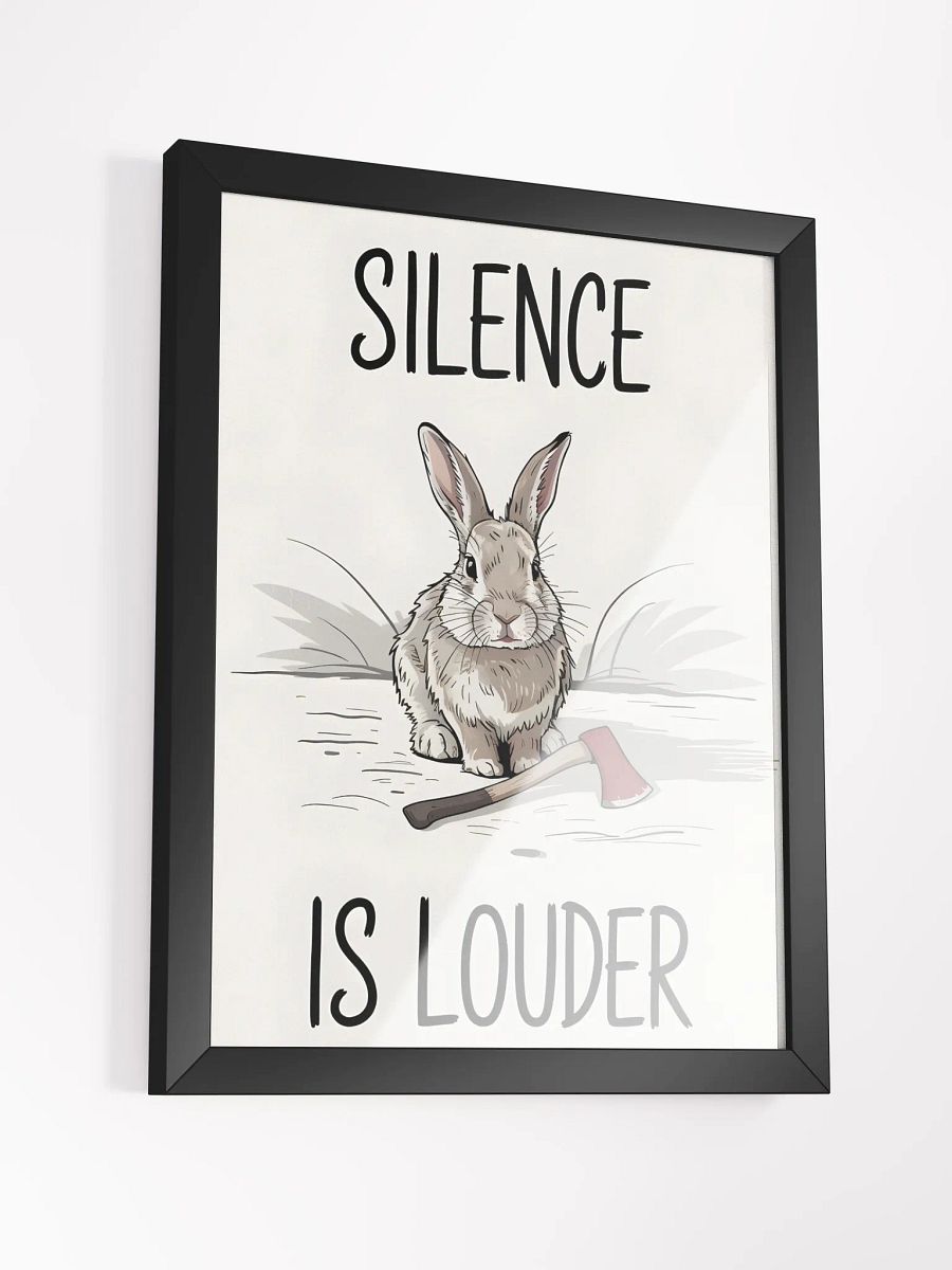 Silent Rabbit Axe Framed Poster product image (3)