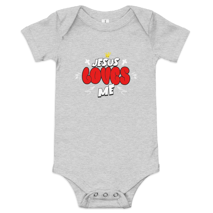 Jesus Loves Me Onesie product image (2)