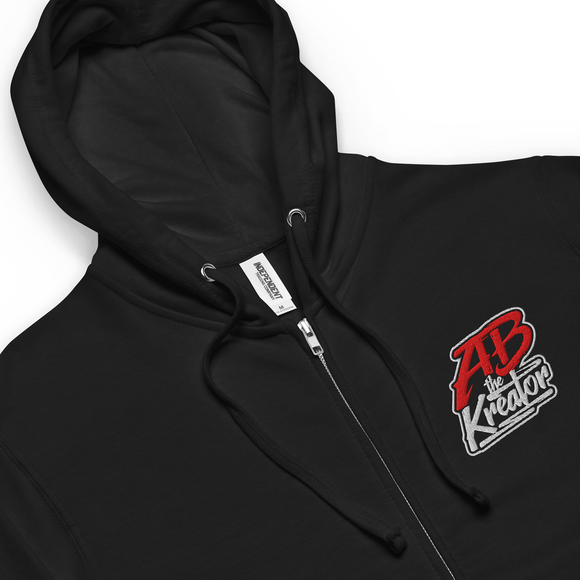 ABTHEKREATOR Embroidered Zip Up Hoodie product image (1)