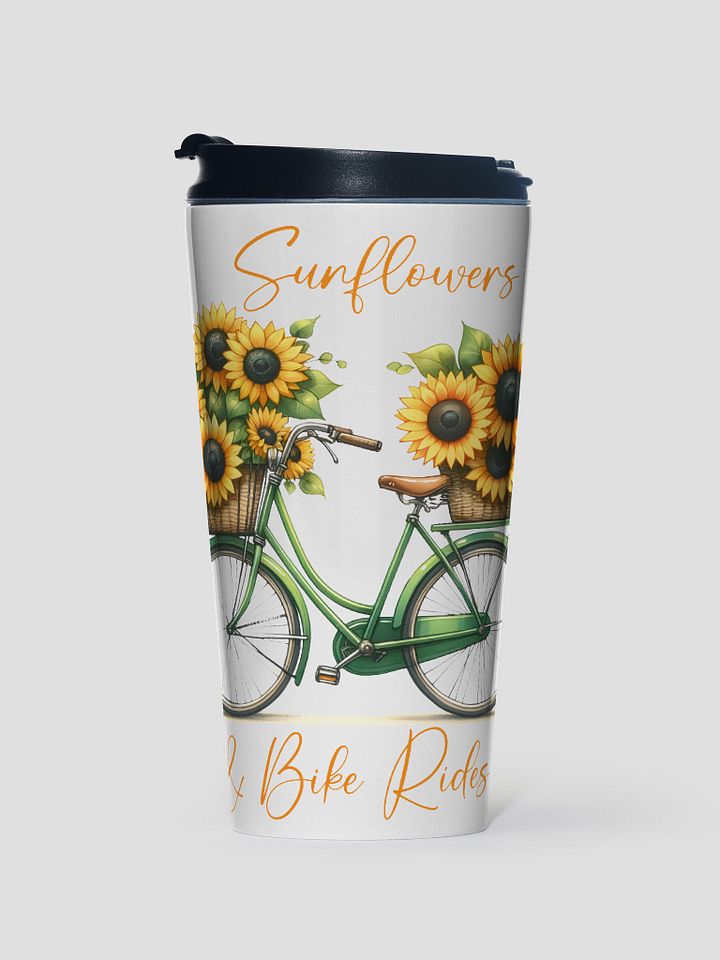 Ride Among Sunflowers Travel Mug product image (1)