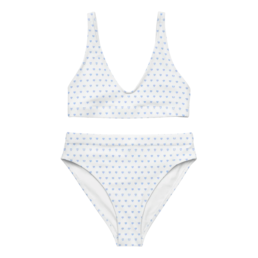 Pastel Heart Seamless Pattern High Waisted Bikini - V9 product image (3)