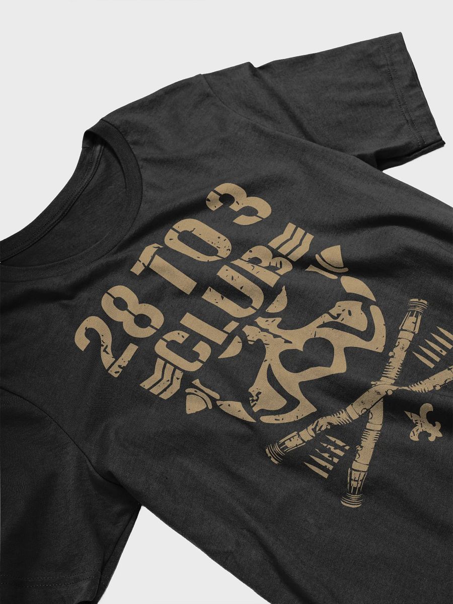The 28 to 3 Podcast Gold "28 to 3 Club" Unisex T-Shirt product image (3)